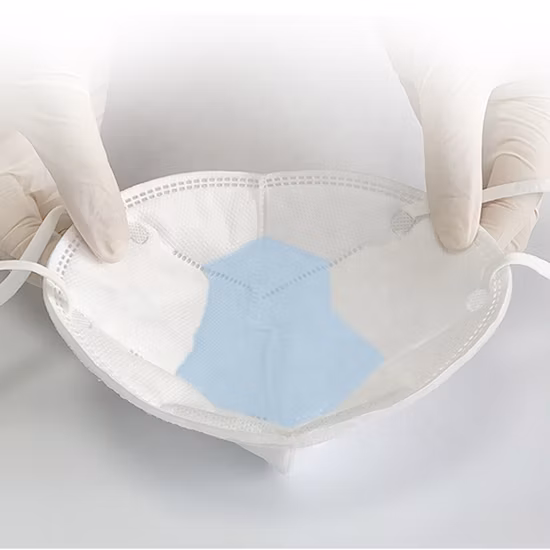 Disposable Reusable Nonwoven Particle Filtering Ear Strip Folding Half Face Mask with Customs Data